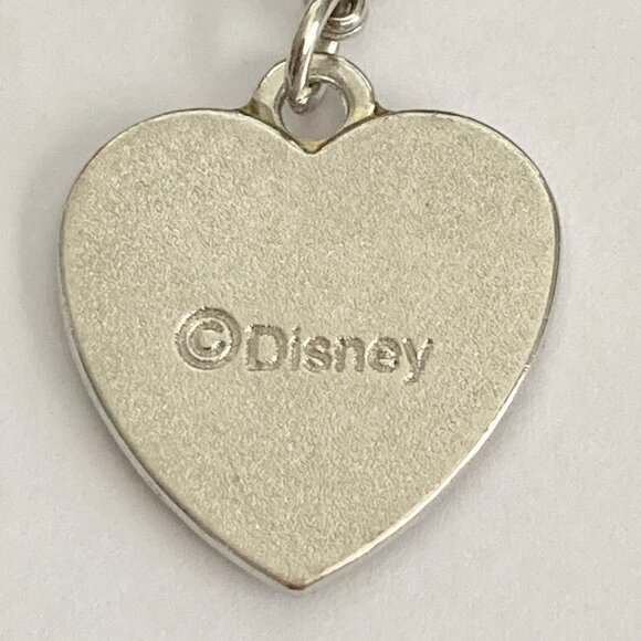 Vintage Disney Princess Cinderella Heart Clip On Charm Zipper Pull Bag Signed - Picture 6 of 7